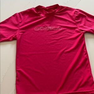 O'Neill Hot Pink Rash Guard